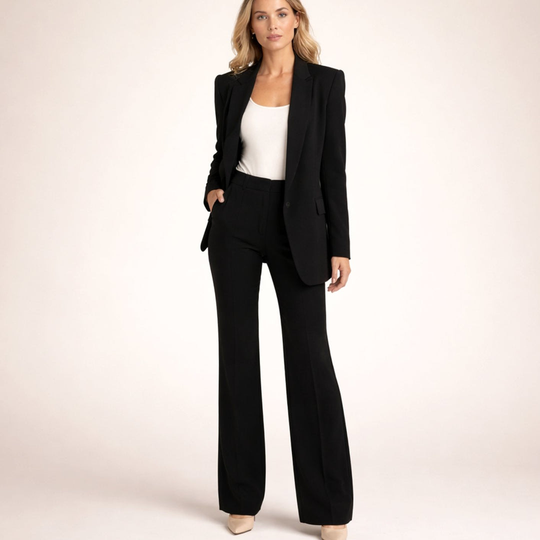 Aria | Flared Leg Pants and Blazer Set
