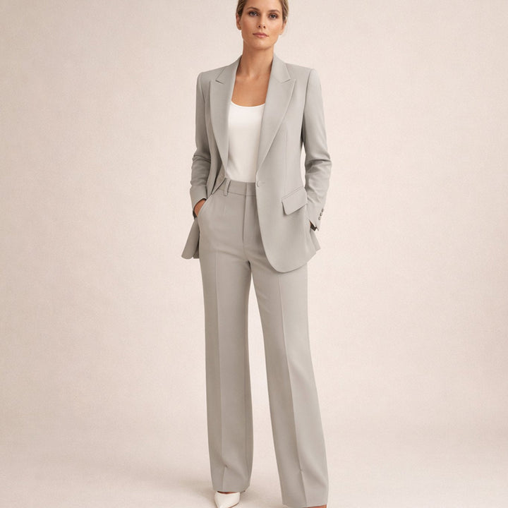 Aria | Flared Leg Pants and Blazer Set