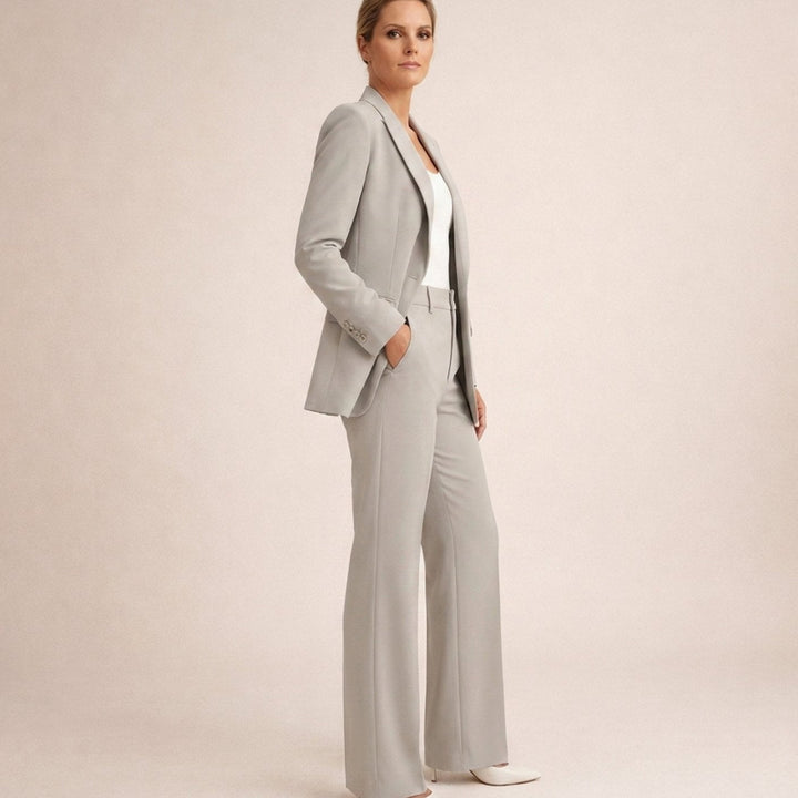 Aria | Flared Leg Pants and Blazer Set